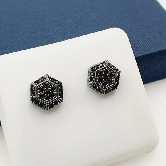 "925 Sterling Silver Plated CZ Earrings, EVBRS480